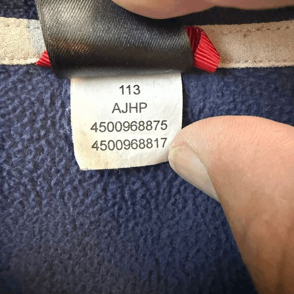 The North Face‎ Women's Long Sleeve Fleece 1/4 Zip Pullover Blue Size Medium - Picture 7 of 10